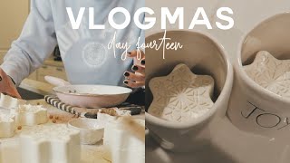VLOGMAS DAY 14: making diy hot chocolate bombs! *successful