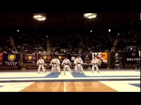 The 16th All Japan Chapionships of JKS Demonstration by Teikyo University Karate team