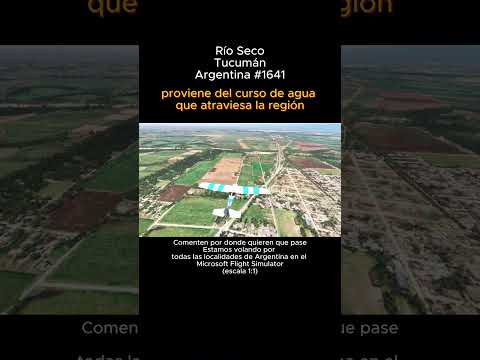 Río Seco, Tucumán desde el Microsoft Flight Simulator #rioseco #tucuman #argentina #msfs2024