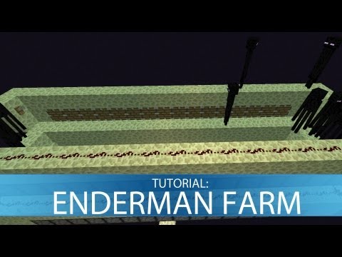 Tutorial: Enderman farm [Dansk]