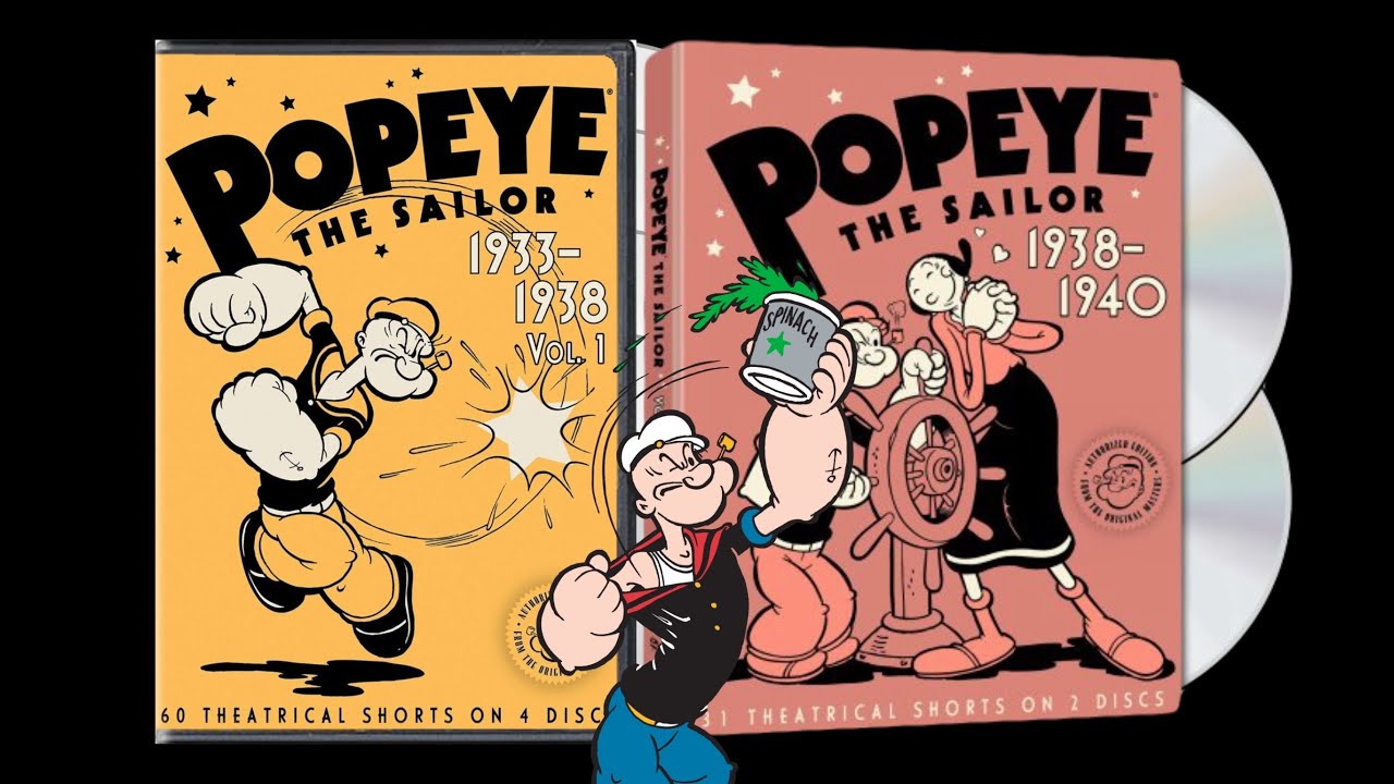 Popeye The Sailor Vol 1-2 DVD Trailers