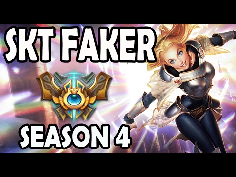 SKT T1 Faker Lux vs Zed Mid Lane Ranked Challenger Korea