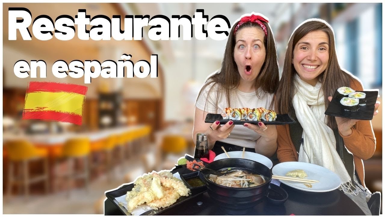 Learn Spanish  🇪🇸🥘 Eating in a Restaurant