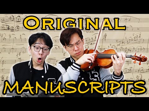 Sightreading ORIGINAL MANUSCRIPTS