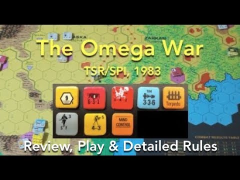 The Omega War (SPI/TSR) Board Game Review & How to Play