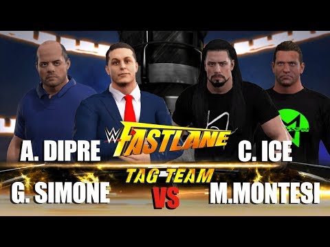 ANDREA DIPRE' & GIUSEPPE SIMONE vs CHRISTIAN ICE & MATTEO MONTESI WWE 2K17