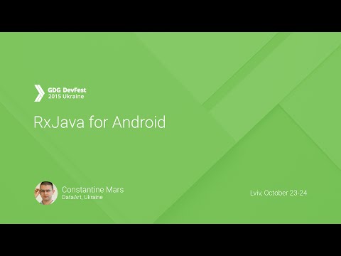 Rxjava For Android Constantine Mars