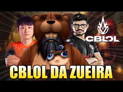 UDYR COREANO E ROBO TILTADO - CBLOL DA ZUEIRA