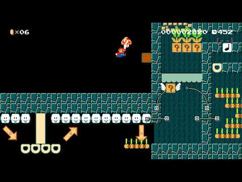 The Secret of Skyscraper City by PuzzleKing - SUPER MARIO MAKER - NO COMMENTARY 1bc 1bc