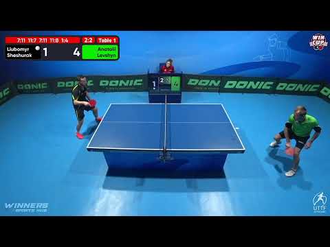23:00 Liubomyr Sheshurak 2 - 3 Anatolii Levshyn West 5 WIN CUP 06.12.2022 | TABLE TENNIS WINCUP
