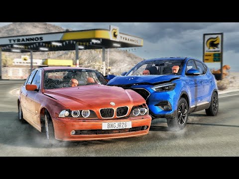 Realistic Crossroad Car Crashes #03 | BeamNG.drive