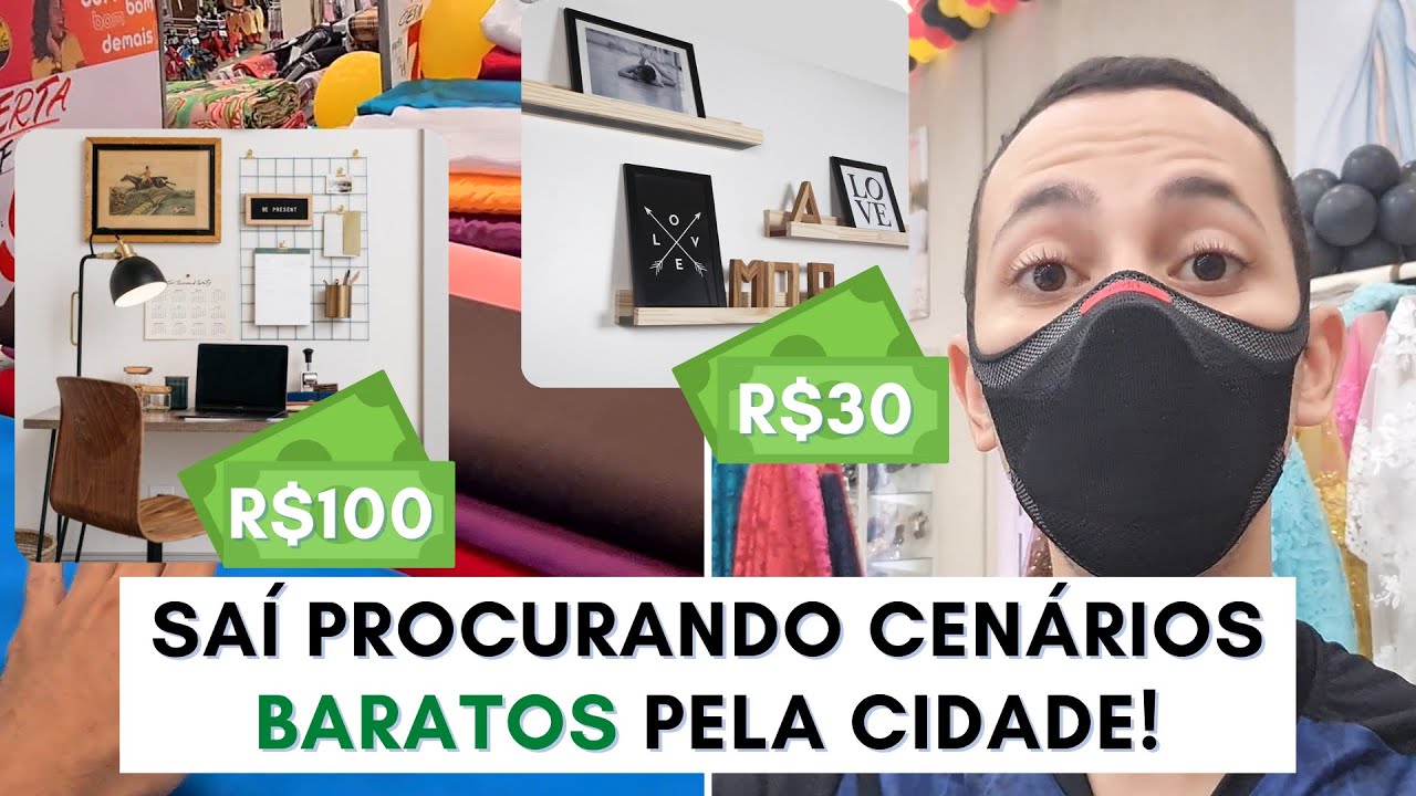 COMO MONTAR CENÁRIO PARA VÍDEOS NO YOUTUBE GASTANDO POUCO | DIY | Vlog
