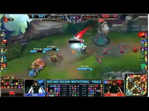 EDG koro1's escape. SKT x EDG