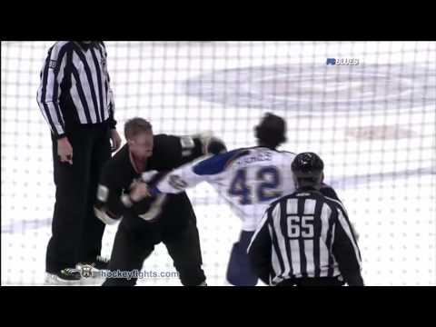 David Backes vs Corey Perry Jan 7, 2010 - Blues feed