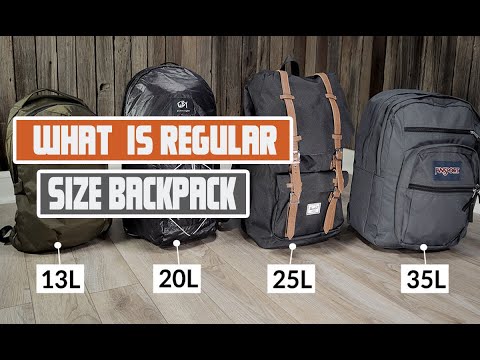 What Size is a Regular Size Backpack? | Ultimate Backpack Size Guide