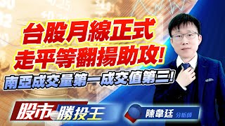 台股月線正式走平等翻揚助攻 ! 南亞成交量第一成交值第三 ! #加權指數 #台積電 #鴻海 #聯發科 (圖)
