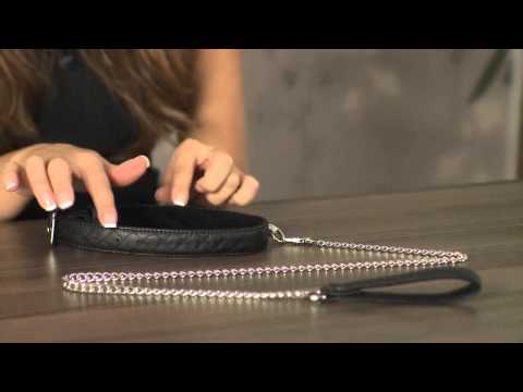 Bettie Page Collar Me Collar and Lead Set