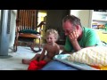 Nico With Elmo And Grandpa