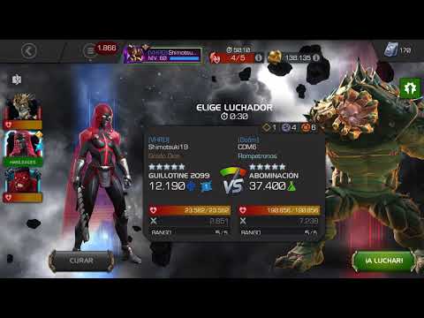 Guillotine 2099 Destroys Abomination Mini-boss. Aw Season25