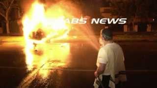 Journalist Michael Hastings Dies in Fiery Crash / Hollywood   RAW FOOTAGE