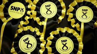 SNP candidate leaflet defaced with Nazi symbols...