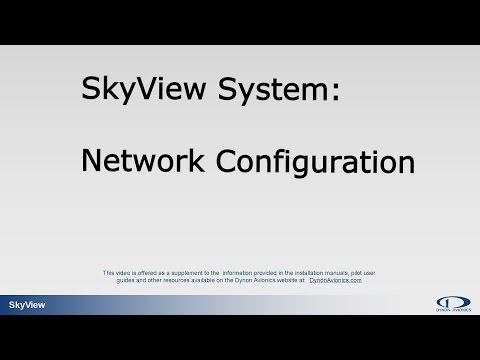 Configuring the Network in a SkyView System