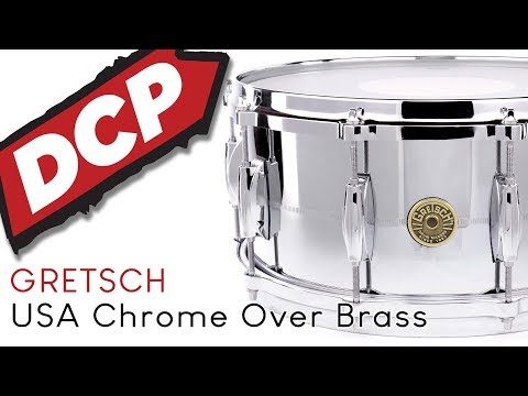 Gretsch USA Chrome Over Brass Snare Drum 14x6.5 image 5