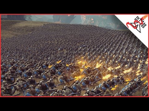 6240 THUNDERERS vs 30 GIANTS - Total War: WARHAMMER