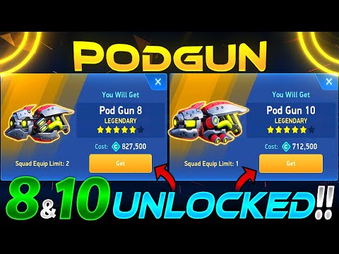 I BOUGHT PODGUN 8 & 10!! 😍🔓 || MECH ARENA || HRG ||