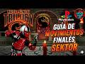 Mortal Kombat Trilogy Guía De Movimientos Finales Sektor PS1