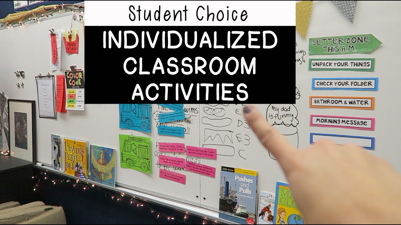 Classroom Activities with Student Choice