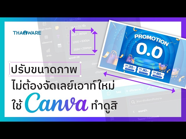   สอนใช้ Magic Resize ใน Canva ปรับขนาดภาพให้เหมาะสมกับทุก Platform ได้ในคลิกเดียว