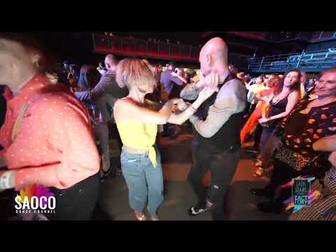 Anton Shcherbak and Irina Elokhova Salsa Dancing at Alexander Abreu and Havana d'primera 2021 Moscow