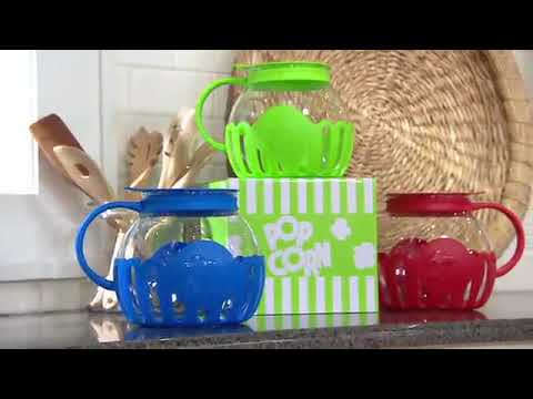 Ecolution Set of 3 3 qt Microwave Popcorn Poppers in Gift Boxes 1