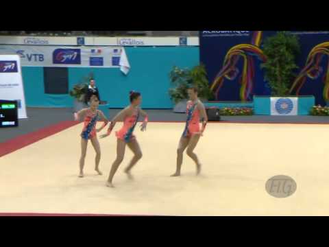 GREAT BRITAIN Women's Groups   Balance Qualifications    2014 Acrobatic Worlds, Levallois FRA