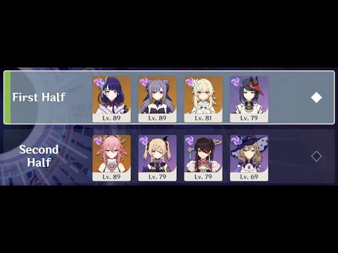 2.4/2.5 Spiral Abyss, Electro Supremacy ⚡- (Floor 12, 9★)