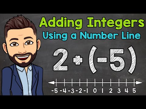 Adding Integers Using a Number Line | Math with Mr. J