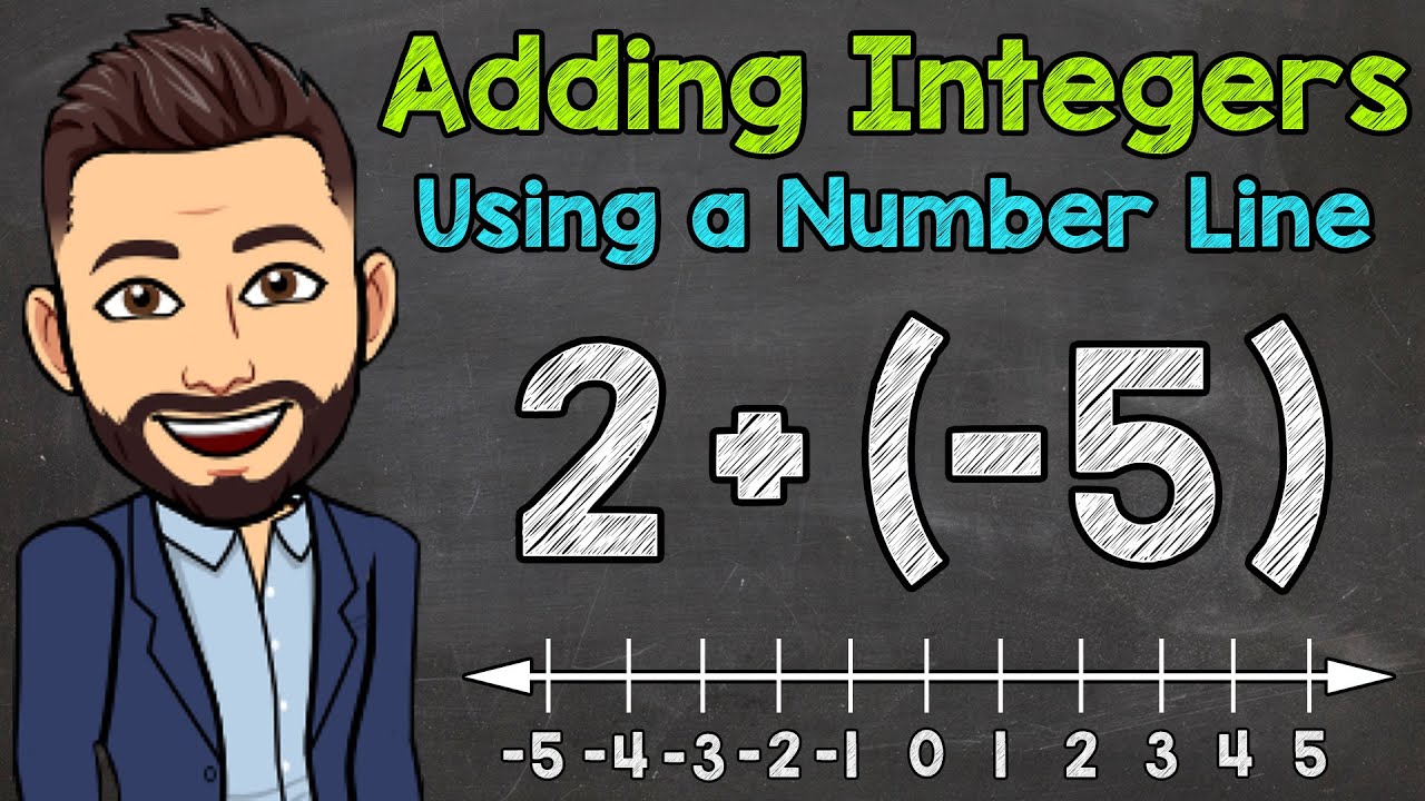 Adding Integers Using a Number Line | Math with Mr. J