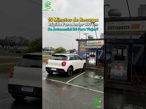 15 Minutos para Carregar 100 km, Teste Real de Recarga no Brasil!