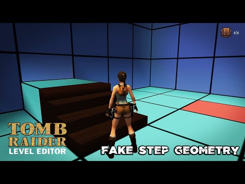 TRLE: Tomb Raider WIP: AOD Geometry with Steps in TRLE / NGLE