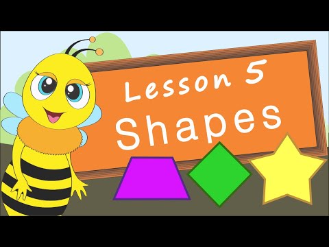 Shapes🔹️Lesson 5🔹️PART 2🔹️Educational video for children (Early childhood development). Video