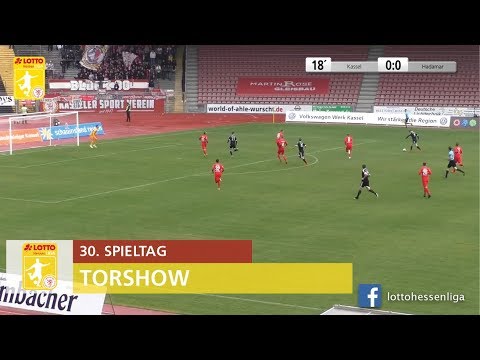 Torshow 30. Spieltag LOTTO Hessenliga 2018/2019