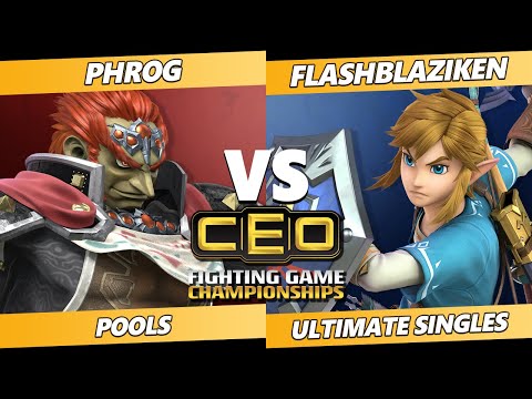 CEO 2021 - FlashBlaziken (Link) Vs. Phrog (Ganondorf) SSBU Ultimate Tournament