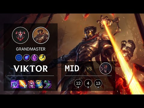 Viktor Mid vs Lucian - EUW Grandmaster Patch 10.25b
