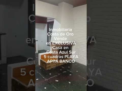 EN EXCLUSIVA Inmobiliaria Costa de Oro vende casa en Costa Azul lado sur sólo 5 cuadras de la playa