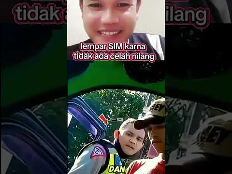lempar sim tidak ada celah menilang