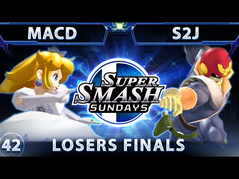 SSS 42 - SPY MacD (Peach) Vs. MIOM S2J (Falcon) SSBM Losers Finals - Smash Melee