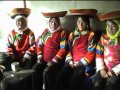 Four Huzhu Mongghul Tu Women Sing A Drinking Song In The Tibetan Language