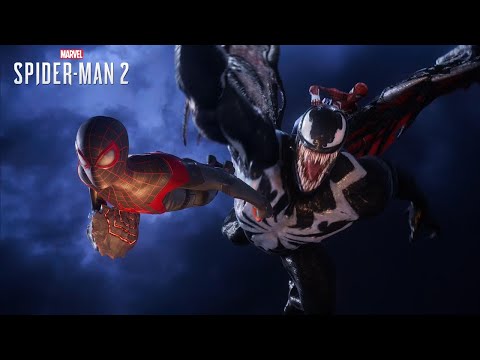 Venom Boss Fight With The Advanced Suit 1.0 And Classic Suit - Marvel's Spider-Man 2 (4K)