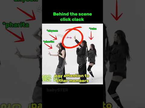 behind the scene click clack #babymonster #rora #behindthescene #funny